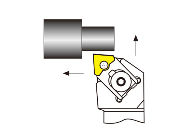 普通切削外圆刀杆主偏角95度