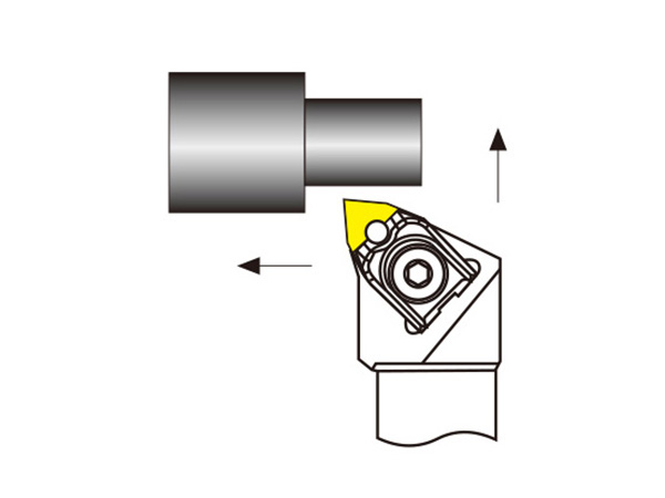 普通切削外圆刀杆主偏角95度